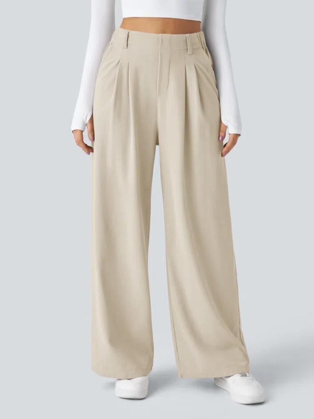 NWT Halara Wide-leg Work Pants - Picture 3 of 6